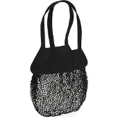 Westford Mill Organic Cotton Mesh Grocery Bag (Zwart)