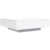 vidaXL Salontafel 100x100x31 cm bewerkt hout wit