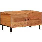 vidaXL Salontafel 80x50x40 cm massief acaciahout