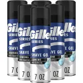 Gillette Scheergel - Series - Cleansing with Charcoal 6 x 200 ml