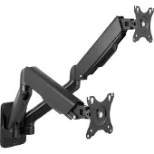 Deltaco ARM-0361 - Monitor Arm - Muurbeugel voor 2 Schermen - 17-32 inch - Verstelbaar - Zwart