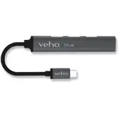 Veho TA-4 USB-C 4 port USB-A Mini hub | VAA-650-TA4-USB-C VAA-650-TA4-USB-C