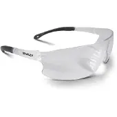 Stanley SY120 veiligheidsbril - transparant - 1 stuk - lichtgewicht met rubberen pootjes en krasbestendige lens