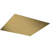 Hotbath Mate M110 inbouw hoofddouche vierkant 38cm messing geborsteld PVD
