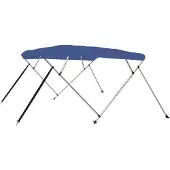 vidaXL Biminitop 4-boogs 243x180x137 cm blauw