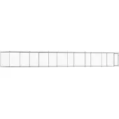 vidaXL Hondenhok met deur 12x2x1,5 m gegalvaniseerd staal grijs