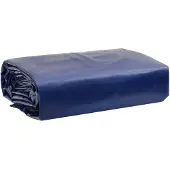 vidaXL Dekzeil 650 g/m² 4x7 m blauw