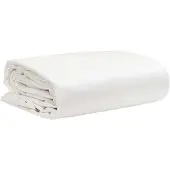 vidaXL Dekzeil 650 g/m² 4x4 m wit