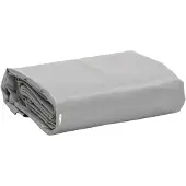 vidaXL Dekzeil 650 g/m² 1x2,5 m grijs