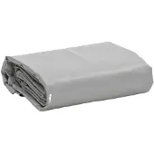 vidaXL Dekzeil 650 g/m² 6x8 m grijs
