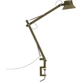 Muuto Dedicate Bureau Lamp Brown Green | S2 | Clamp