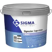 Sigma Sigmatex Superlatex Matt | Matte Muurverf en Plafondverf 5 LTR - Donkere kleur|1