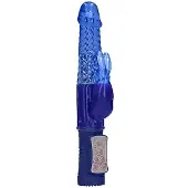 Shots Toys - Rotating Rabbit Vibrator - Blauw