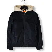 Retour Jeans bomberjack zomer Duco donkerblauw/ecru Jas Jongens Polyamide Capuchon - maat 116