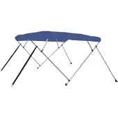 vidaXL Biminitop 4-boogs 243x196x137 cm blauw