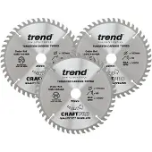 Trend cirkelzaagblad 160x20x2,2mm 48T (3 Stuks)