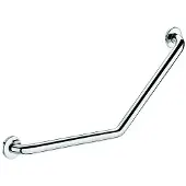 Delabie greep 135 graden RVS gepolijst 220x220 mm met 2 bevestigingspunten dikte buis 1.5 mm D32 mm aanbevolen maximum gewicht 135 kg 5083P