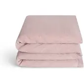 Yumeko Kinderdekbedovertrek Gewassen Linnen 120x150 Roze - Eco, Bio & Fairtrade