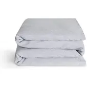 Yumeko Kinderdekbedovertrek Gewassen Linnen 100x135 Blauw - Eco, Bio & Fairtrade