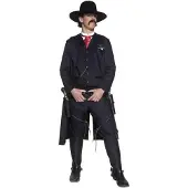 Smiffys Authentieke western sheriff kostuum (Zwart)