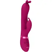 VIVE - Gada Vibrerende Bunny met G-Spot Pulsatie - Roze