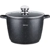 KINGHOFF 1599 - Hoge Braadpan - met Aromaknop - 28 cm - 10 liter