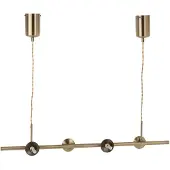 J-Line HANGENDE LAMP MET 4 LAMPEN IN GOUD