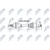 NTY NPW-FR-024 Aandrijfas