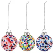 Alessi Kerstballen Proust Multi (Set van 3)