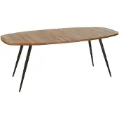 J-Line Eettafel Ovaal Gerecycleerd Teak Naturel
