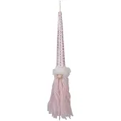 Clayre & Eef Decoratie Hanger Kabouter 48 cm Roze Synthetisch Roze
