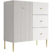 Meubella Dressoir Vermont - Wit - 90 cm