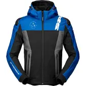 Spidi Hoodie Warrior Blauw Zwart Grijs Maat 2XL