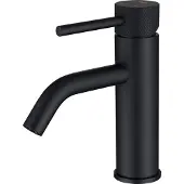 Luzzo serru messing wastafelkraan laag diamondgrip mat