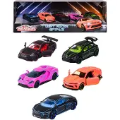 Majorette Light Racers Auto's Giftpack, 5st.