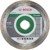 Bosch 2608603232 2608603232 Diamanten doorslijpschijf Diameter 125 mm Boordiameter 22.23 mm Keramiek 10 stuk(s)