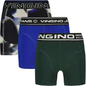 Vingino Jongens Boxer B-234 Smokey 3Pack Deep Black - Maat 116