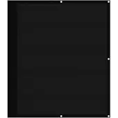 vidaXL Balkonscherm 120x800 cm 100% oxford polyester zwart