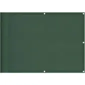 vidaXL Balkonscherm 75x1000 cm 100% oxford polyester donkergroen