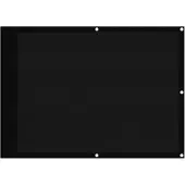 vidaXL Balkonscherm 75x700 cm 100% oxford polyester zwart