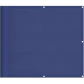 vidaXL Balkonscherm 90x1000 cm 100% oxford polyester blauw