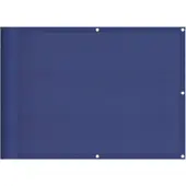 vidaXL Balkonscherm 75x800 cm 100% oxford polyester blauw