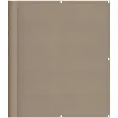 vidaXL Balkonscherm 120x700 cm 100% polyester oxford taupe