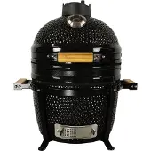 BluMill Kamado BBQ - Houtskoolbarbecue - Zwart - Ø 33 cm