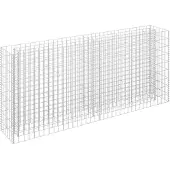 vidaXL Gabionen verhoogde border, verzinkt staal, 180x30x90 cm