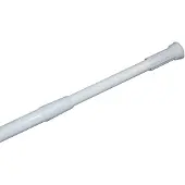 MSV Douchestang 110-200cm Uitschuifbaar Wit