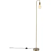 QAZQA Moderne vloerlamp brons rond 145cm - Facil