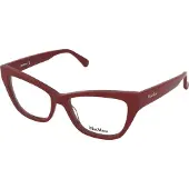Max mara MM5053 53/16/140 Glazen voor Dames Shiny Rood Acetaat MM5053