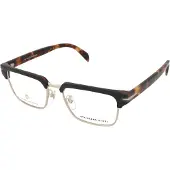 David Beckham DB 7112 54/18/145 Zwarte havana gouden Metalen monturen MAN DB 7112