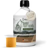 ReaVET - Premium BARF voederolie voor Honden - Ondersteunt het immuunsysteem van je hond - Ideaal bij BARF - 500ml